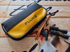 FLUKE 80BK-A Probe + AC175 ALLIGATOR CLIPS + case ALL GENUINE FLUKE a12