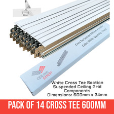 14x White Cross Tee Section