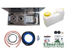 Campervan Dometic 9722 Combination Unit Smev Hob, R/H Sink, 12v Tap, 12L Water