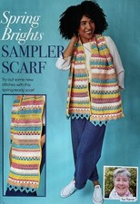 Crochet Pattern Sampler Scarf