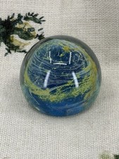 VINTAGE MDINA blue art glass
