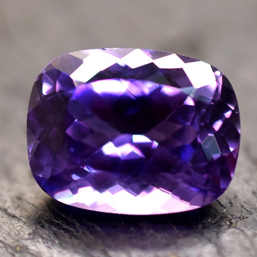 Purple tanzanite cushion - purple,
