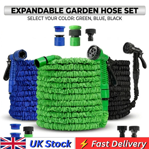 Expandable garden hose - expandable, pipe