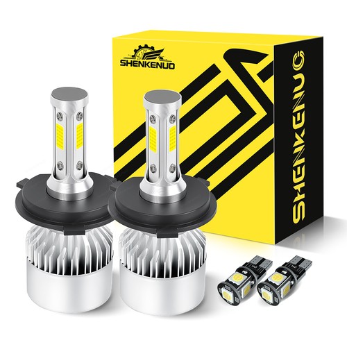 Xenon headlight bulbs white - h4,