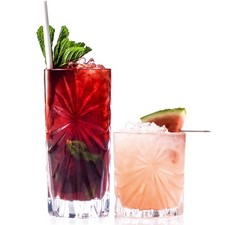 RCR Crystal Whisky Tumbler & Highball Glasses 12 Piece Set Oasis Dishwasher Safe