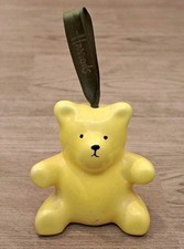 HARRODS YELLOW CERAMIC TEDDY