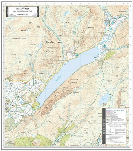 Lake district wast water - lake,