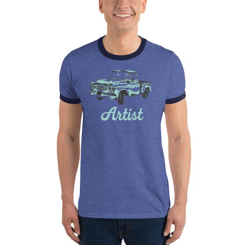 Funny men truck shirt - men's,