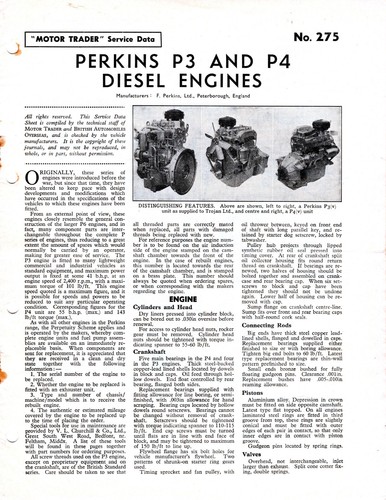 Perkins p4 diesel engines - &,