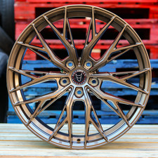 20" VW TRANSPORTER T5 T6 T6.1 WOLFRACE MUNICH R/E SATIN BRONZE 9j ALLOYS X4