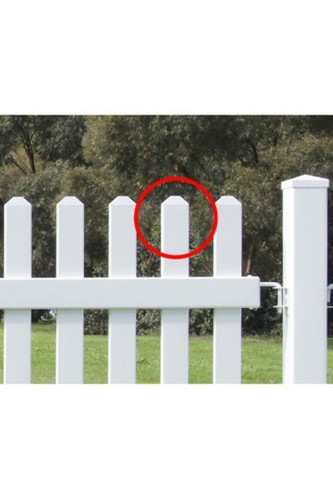 Pvc lawn picket fencing - picket,