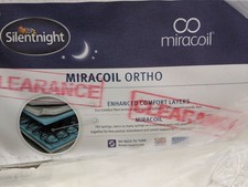 NQP Silentnight Small Double 3/4 Miracoil Ortho Mattress LOCAL DELIVERY ONLY