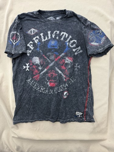 Affliction men shirt xl - men’s,