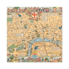 1938 Childrens Map Of London