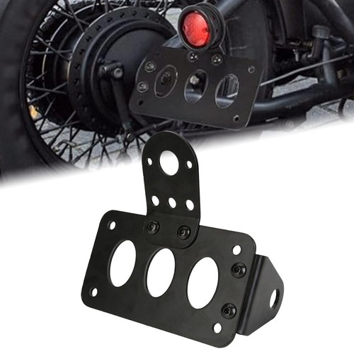 Black side mount - mount, license