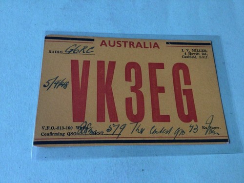 Vintage qsl radio - vintage,