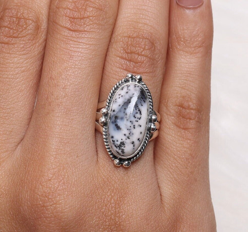 Dendritic agate opal gemstone - agate,