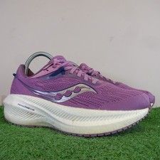 Saucony Running Trainers Size 5 Womens Pink Shoe Triumph 21 Jogging Gym Mudrun