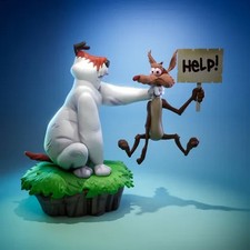 Looney Tunes Ralph & Sam Fifure Model 18CM