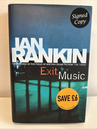 Ian rankin signed book exit - ian,