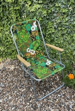 Vintage Floral Folding Deck