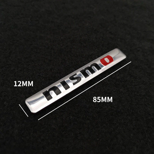 Silver 84mm nismo badge - x,