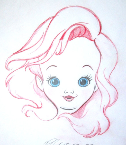 Signed little mermaid - little,