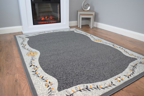 Grey ochre living - ochre, rug