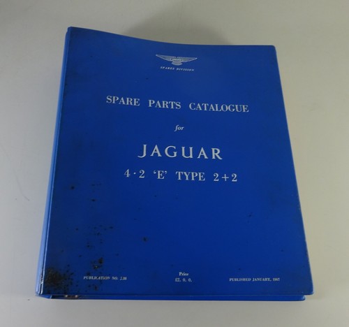 Spare parts list - parts, jaguar