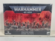 Warhammer 40,000 Chaos Space Marines Chaos Cultists – Sealed Box Set (10 Models)