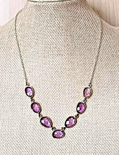 Zambian amethyst hallmarked - zambian,