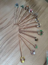 12x Wooden Turned Lace Making
