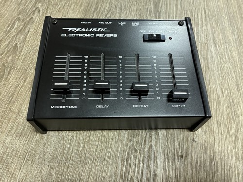 Realistic electronic reverb - realistic,