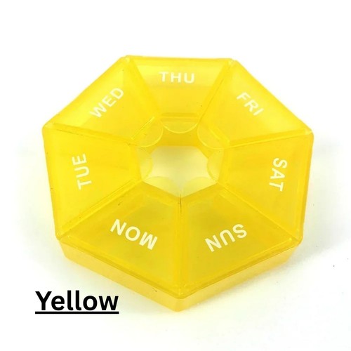Daily pill box day - pill, 7