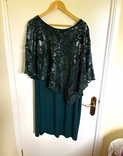 Frank lyman dark green floral - lyman,