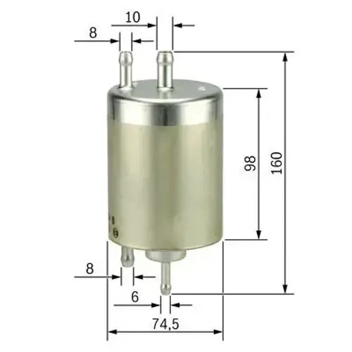 Fuel filter line - fuel, in-line
