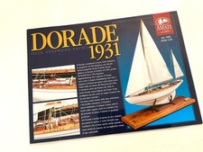 Amati Dorade Yacht Model Kit Partly Built with Purpose Made Storage Box & Extras