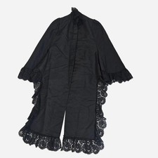 Black antique cape victorian - cape,