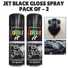 2 x 250ml Colour It Jet Black