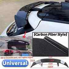Universal Carbon Fiber Look Rear Roof Spoiler Boot Wing For Toyota RAV4 IV 13-18