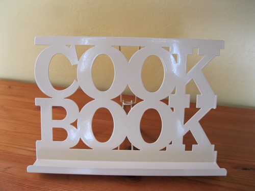 Cook book metal - metal, stand