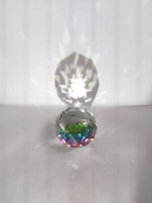Faceted Clear Glass 4cm