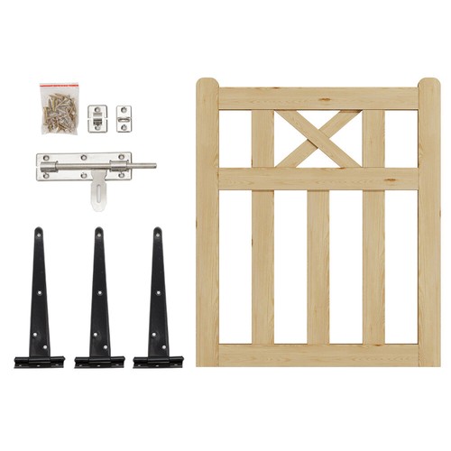 Decorative wooden garden gate - wooden,
