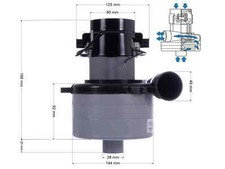 BIGLIA FLOOR SCRUBBER Motor