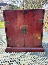 Antique Chinese Red Lacquer