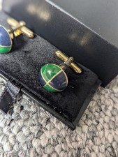 Vintage Gold Tone Enamel