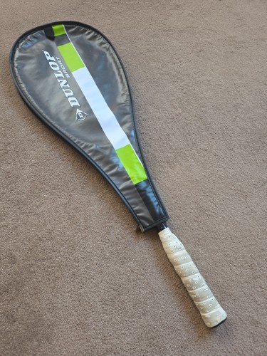 Dunlop squash racket with - racket, case