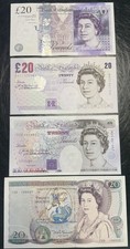 4 x Twenty £20 Pound
