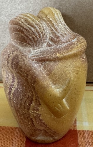 Carved soapstone figures - carved,