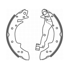 FOR ALFA BMW PEUGEOT RENAULT SUZUKI VOLVO BRAKE SHOE SET ABE C0B006ABE